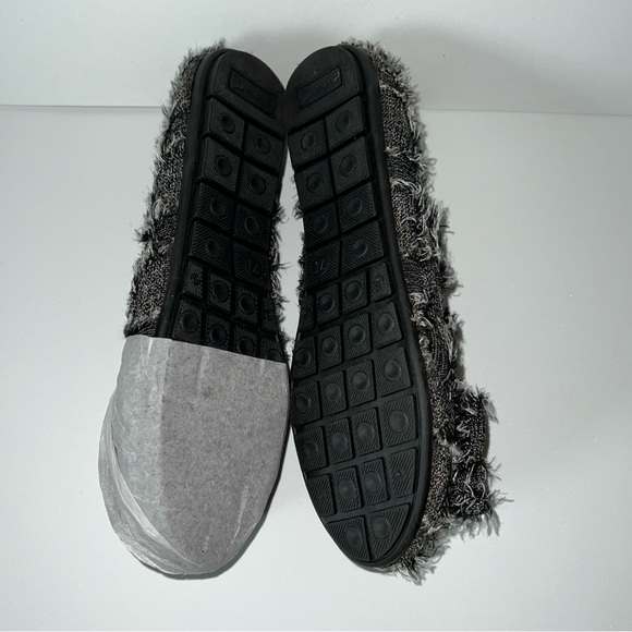 Distressed Dark Denim Buckle Flat-Women - Picture 8 of 8